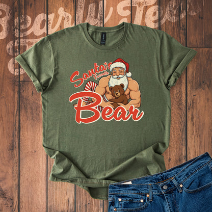 Santa's Favorite Bear T-Shirt