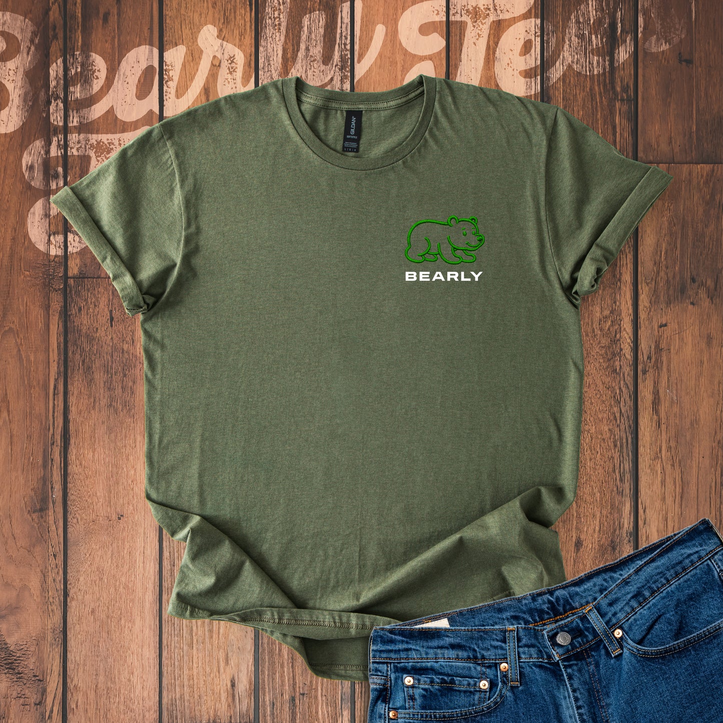 Bearly Green T-Shirt