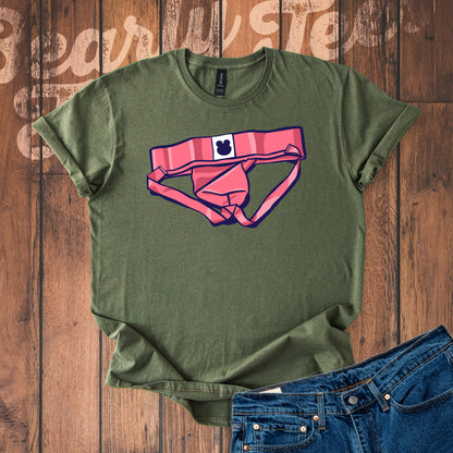 Pink Jockstrap T-Shirt