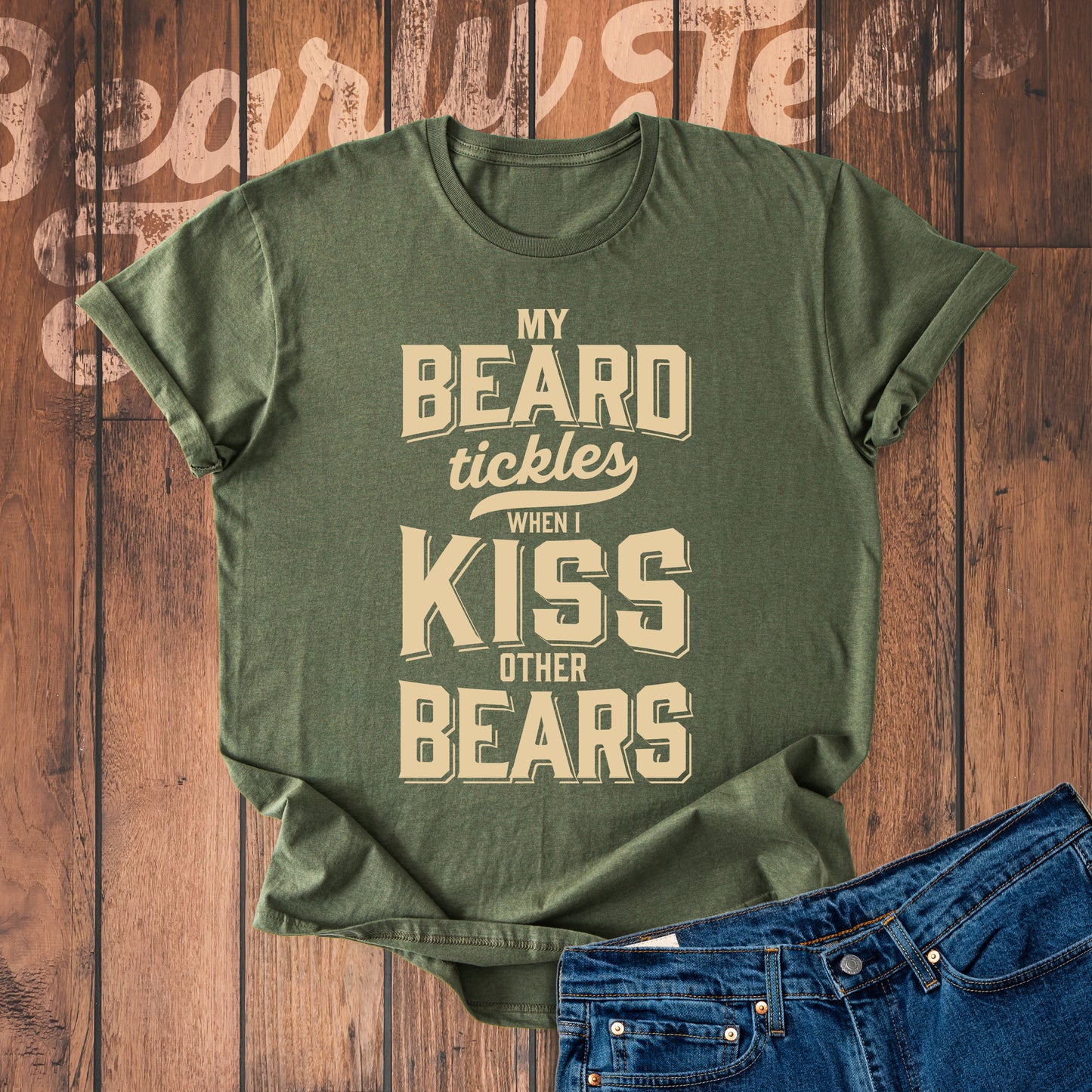 My beard tickles