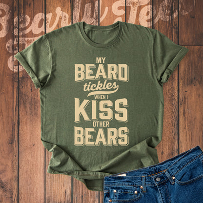 My beard tickles