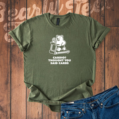 Cardio? Thought you said carbs