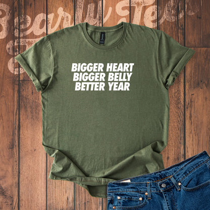 Bigger heart, bigger belly, better year