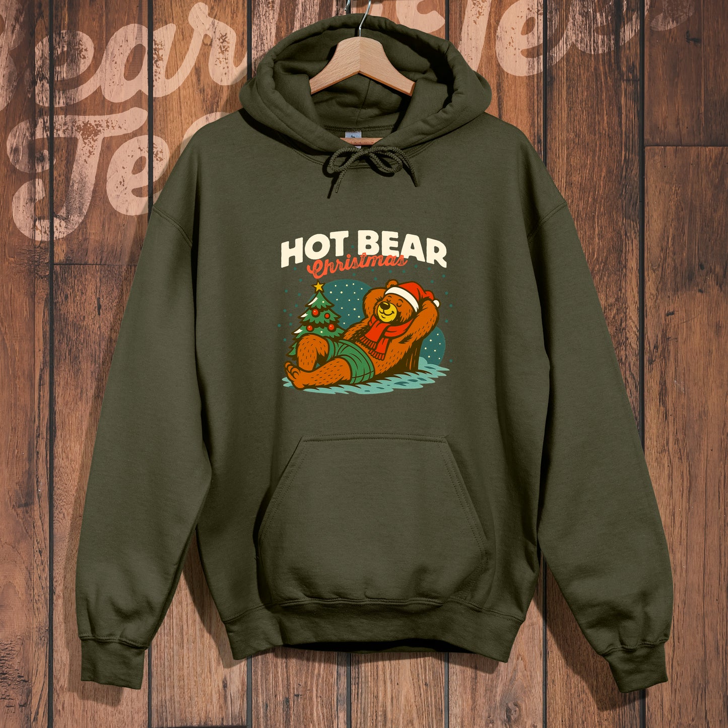 Hot Bear Christmas Hoodie