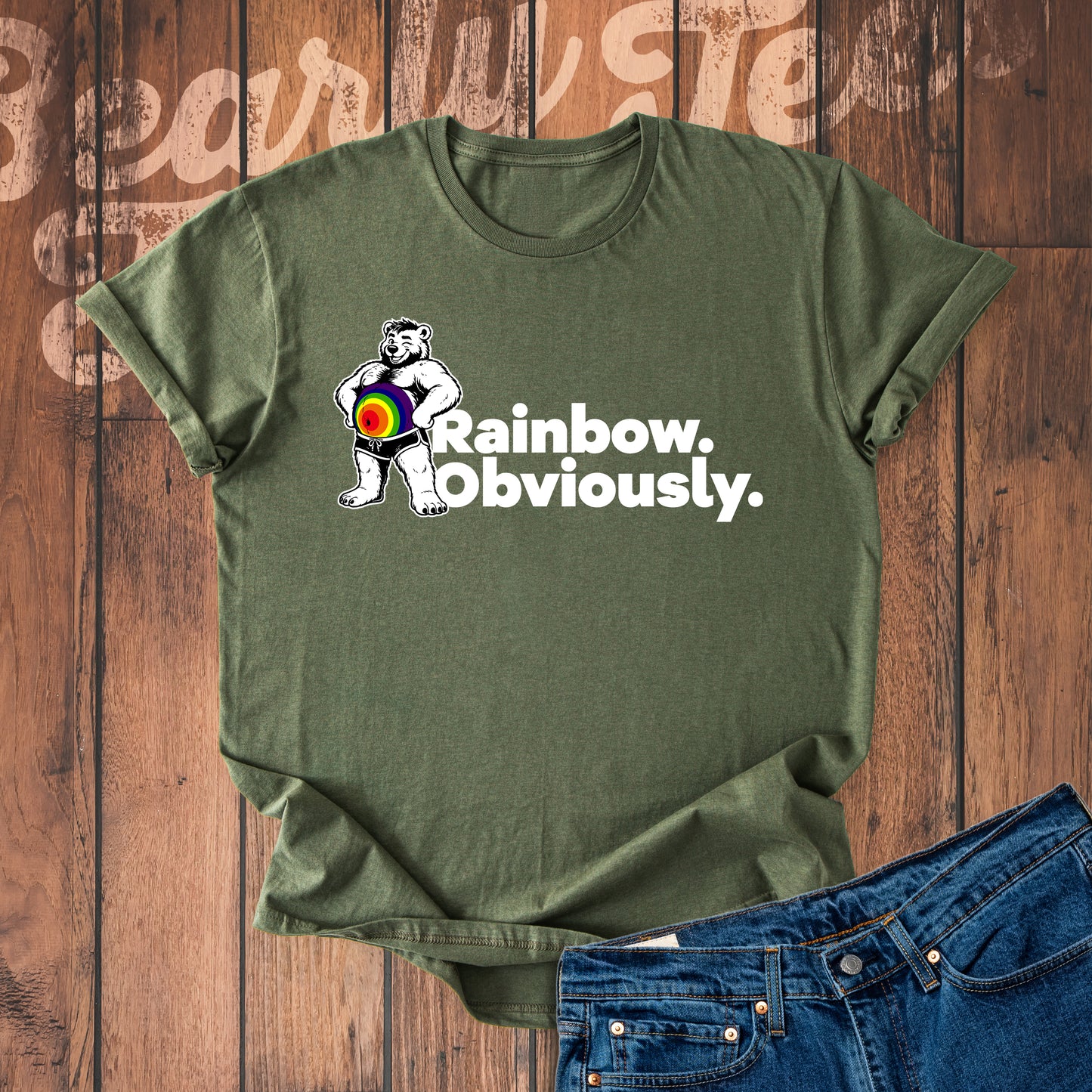 Rainbow. Obviously.