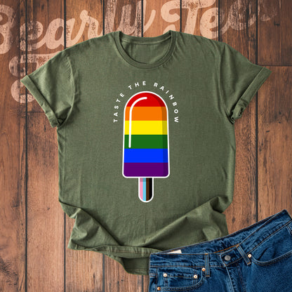 Taste the rainbow ice cream