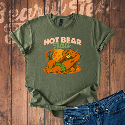 Hot bear fall T-Shirt