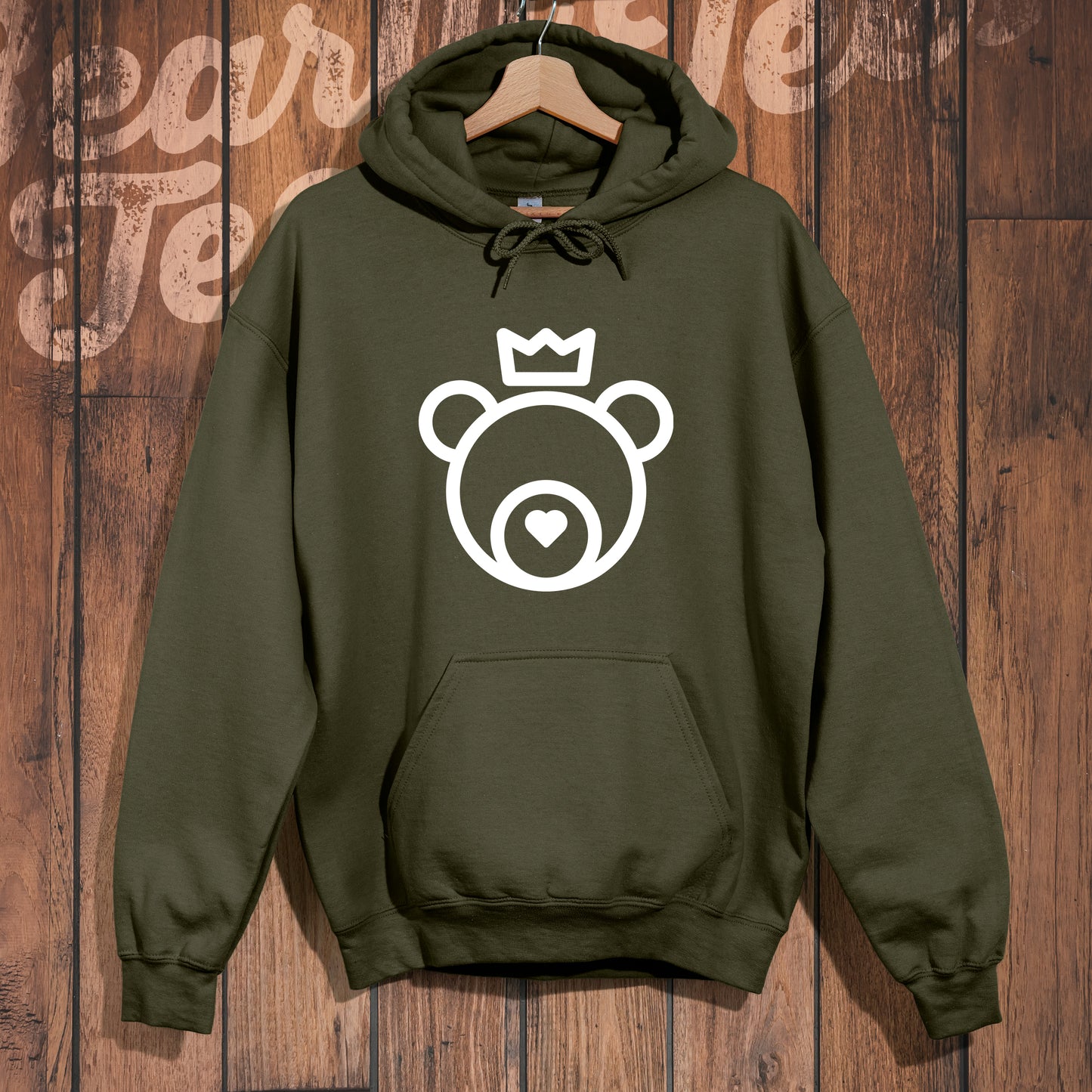 Love Bear King Hoodie