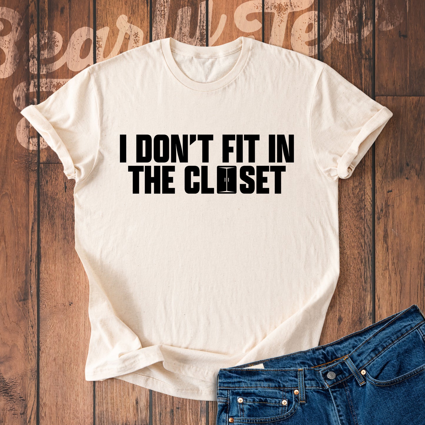 I don't fit in the closet