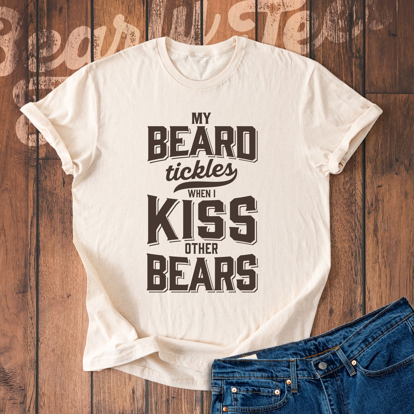My beard tickles