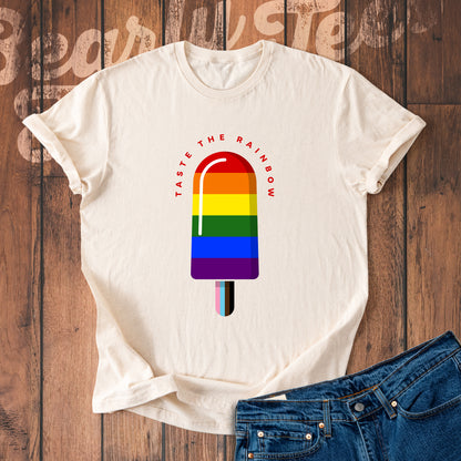 Taste the rainbow ice cream