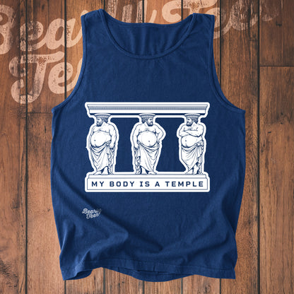 My body is a temple tank top