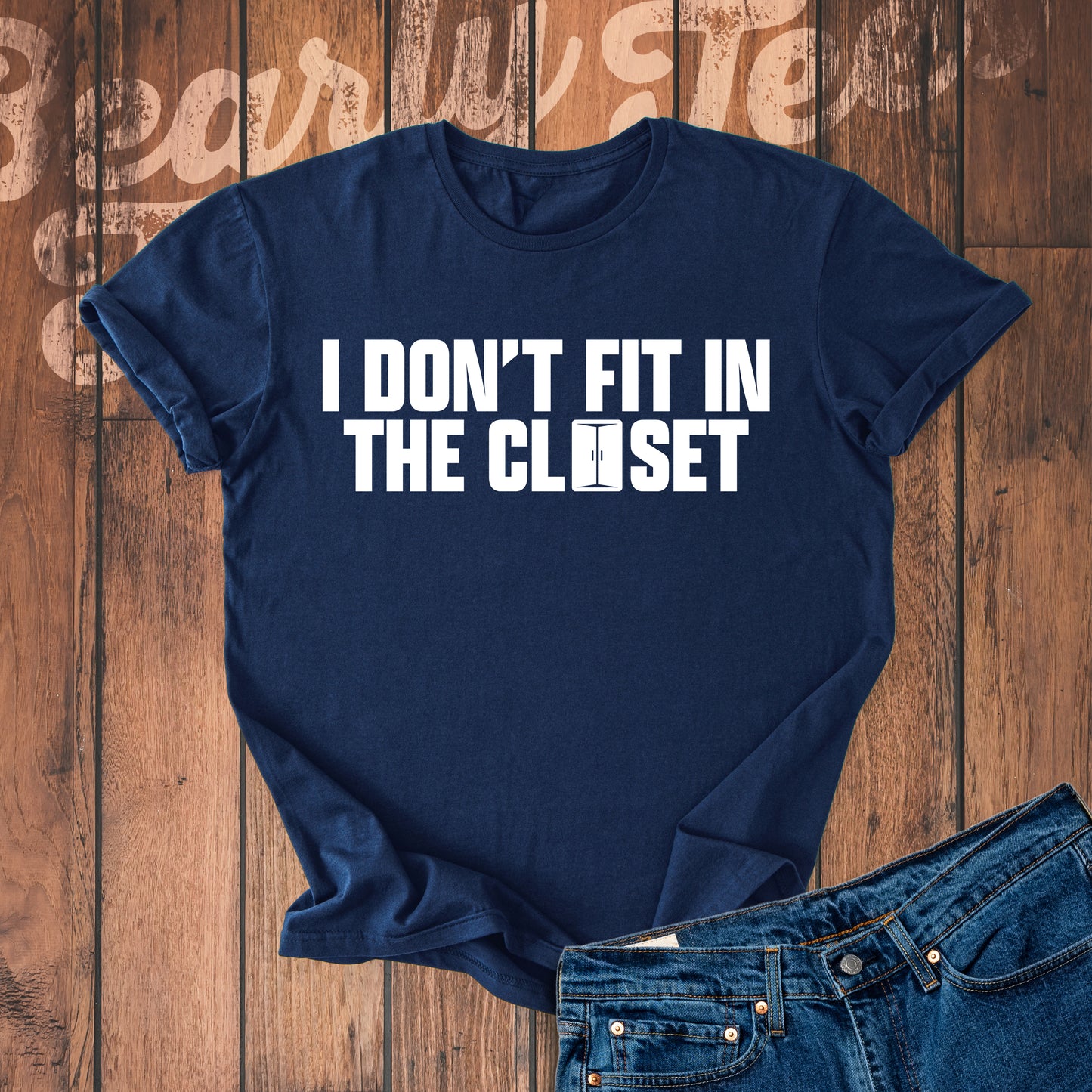 I don't fit in the closet