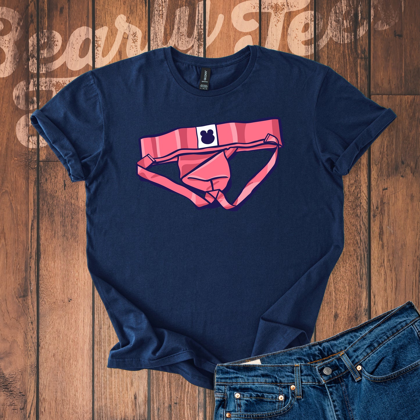 Pink Jockstrap T-Shirt