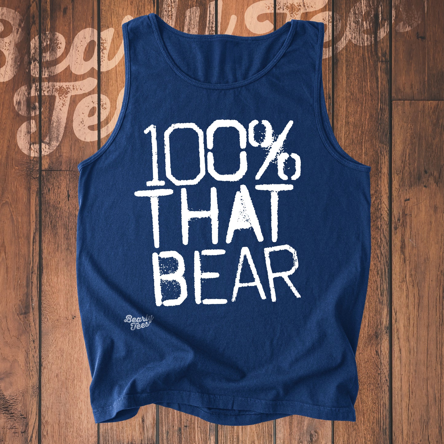 100% that bear tank top