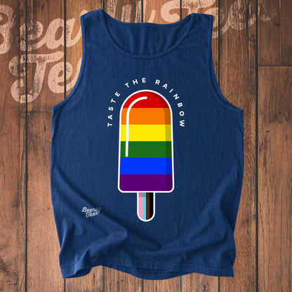 Taste the rainbow ice cream tank top