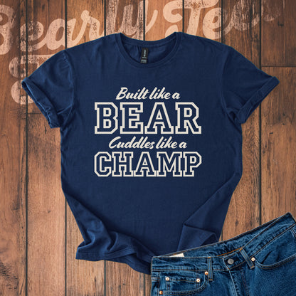 Built like a bear, cuddles like a champ