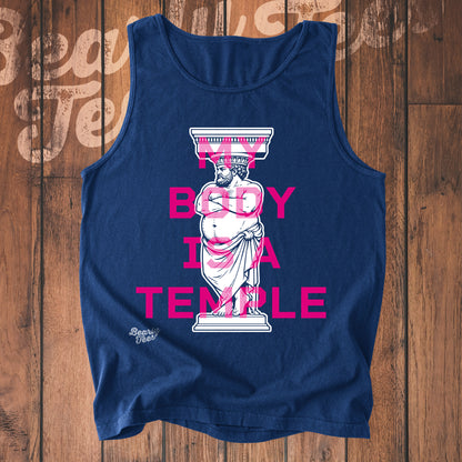 My body is a temple 2 tank top