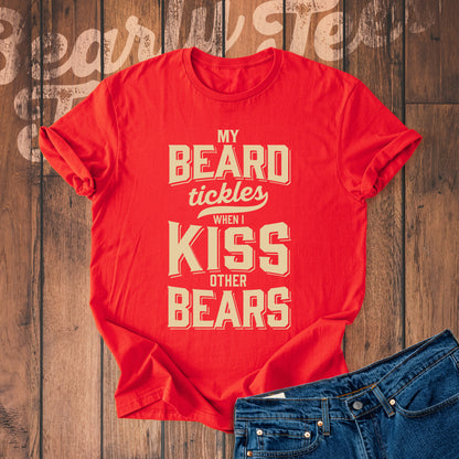 My beard tickles