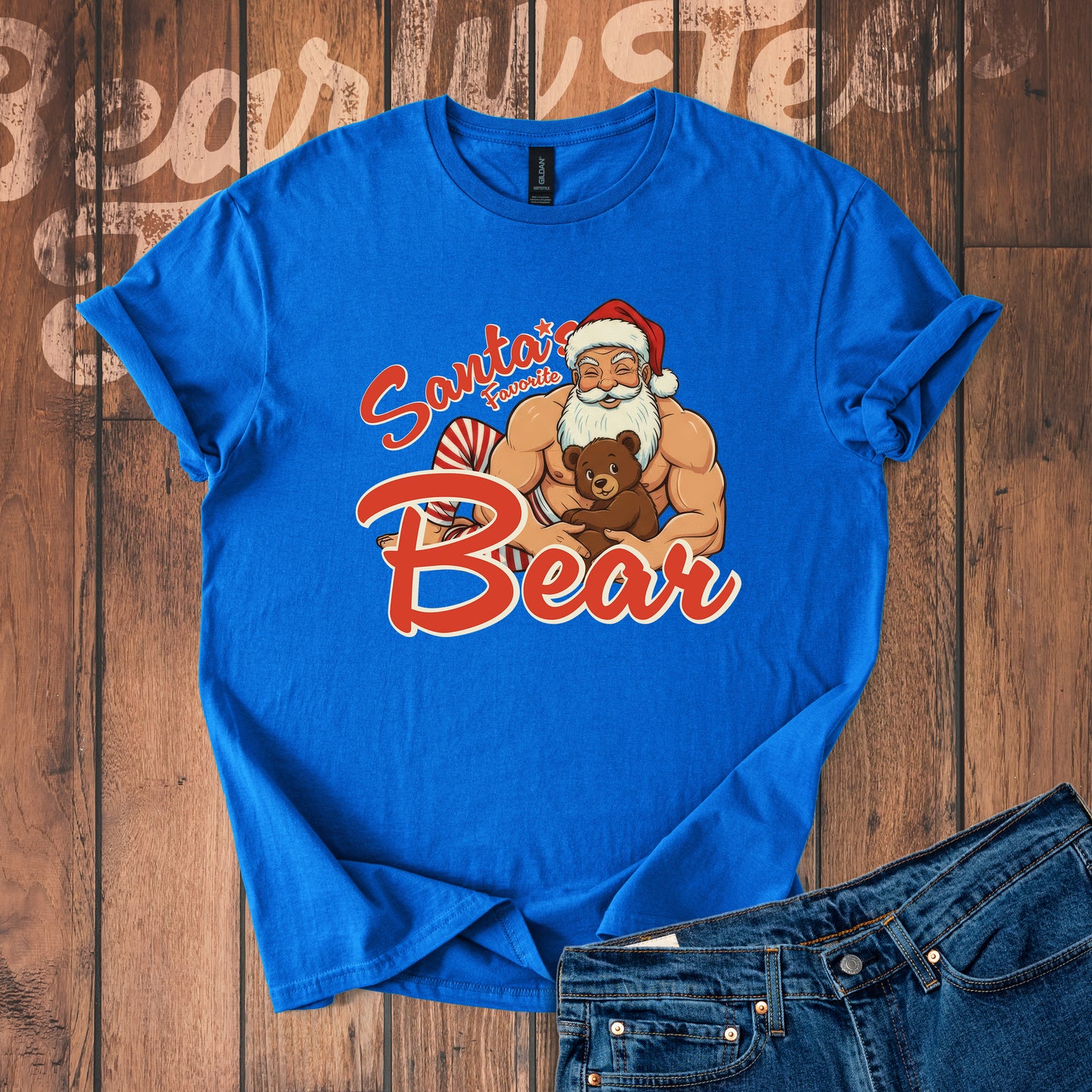 Santa's Favorite Bear T-Shirt