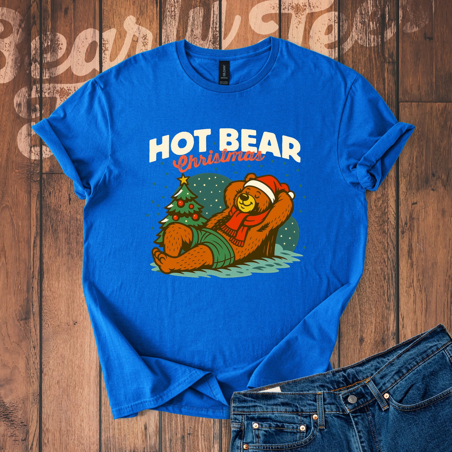 Hot Bear Christmas T-Shirt
