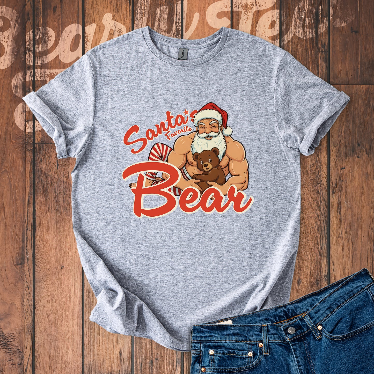 Santa's Favorite Bear T-Shirt