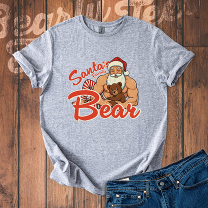Santa's Favorite Bear T-Shirt