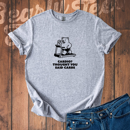 Cardio? Thought you said carbs