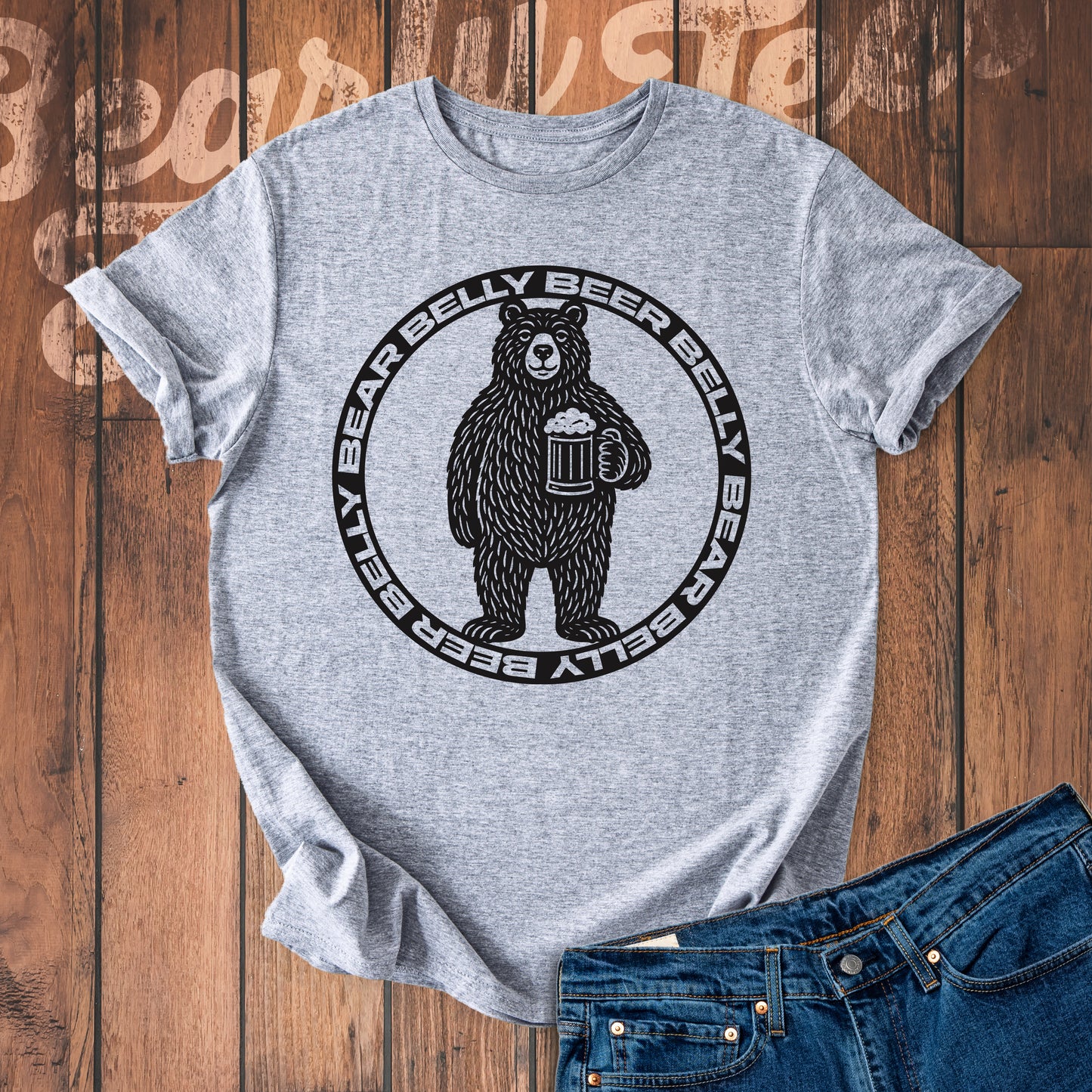 Beer belly, bear belly