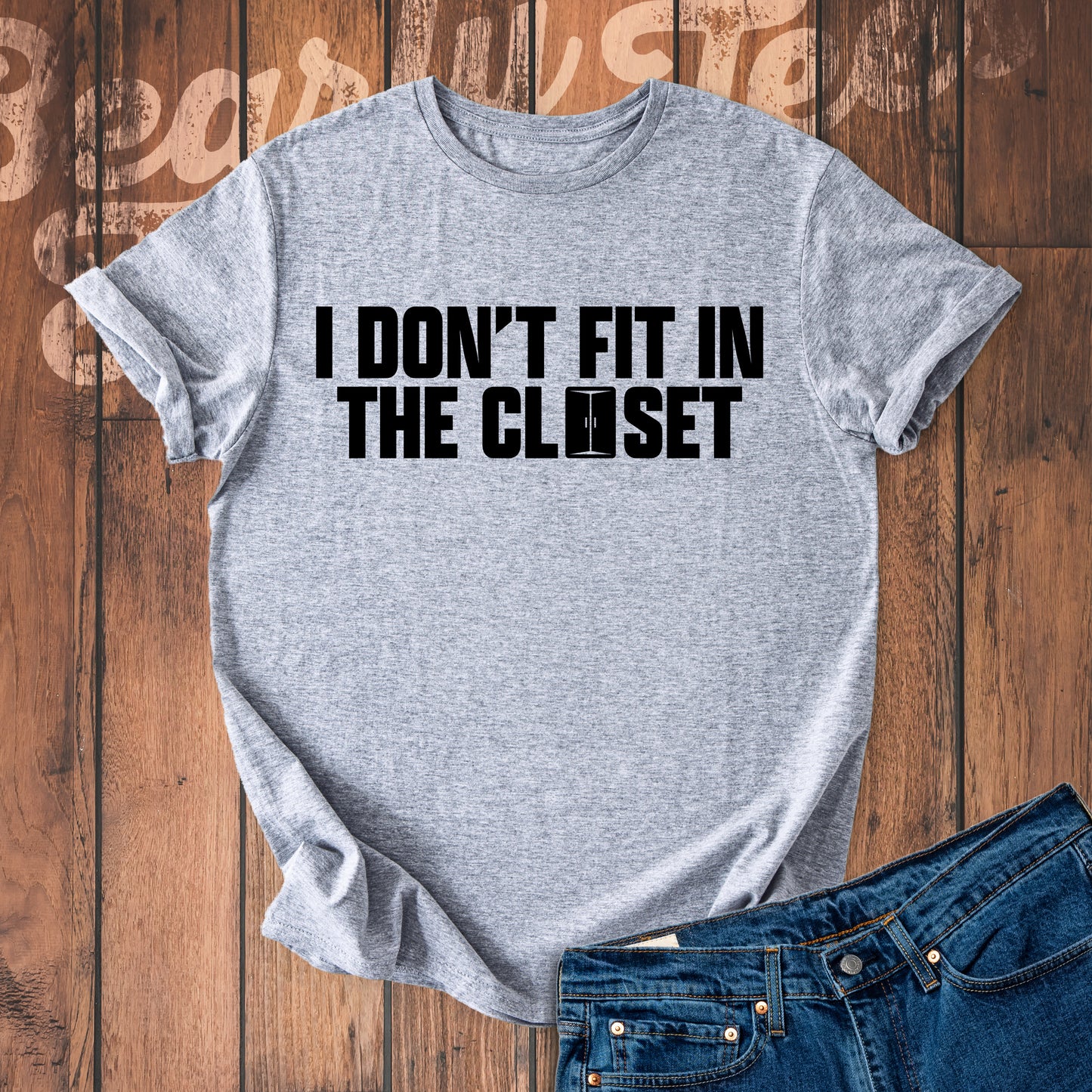 I don't fit in the closet