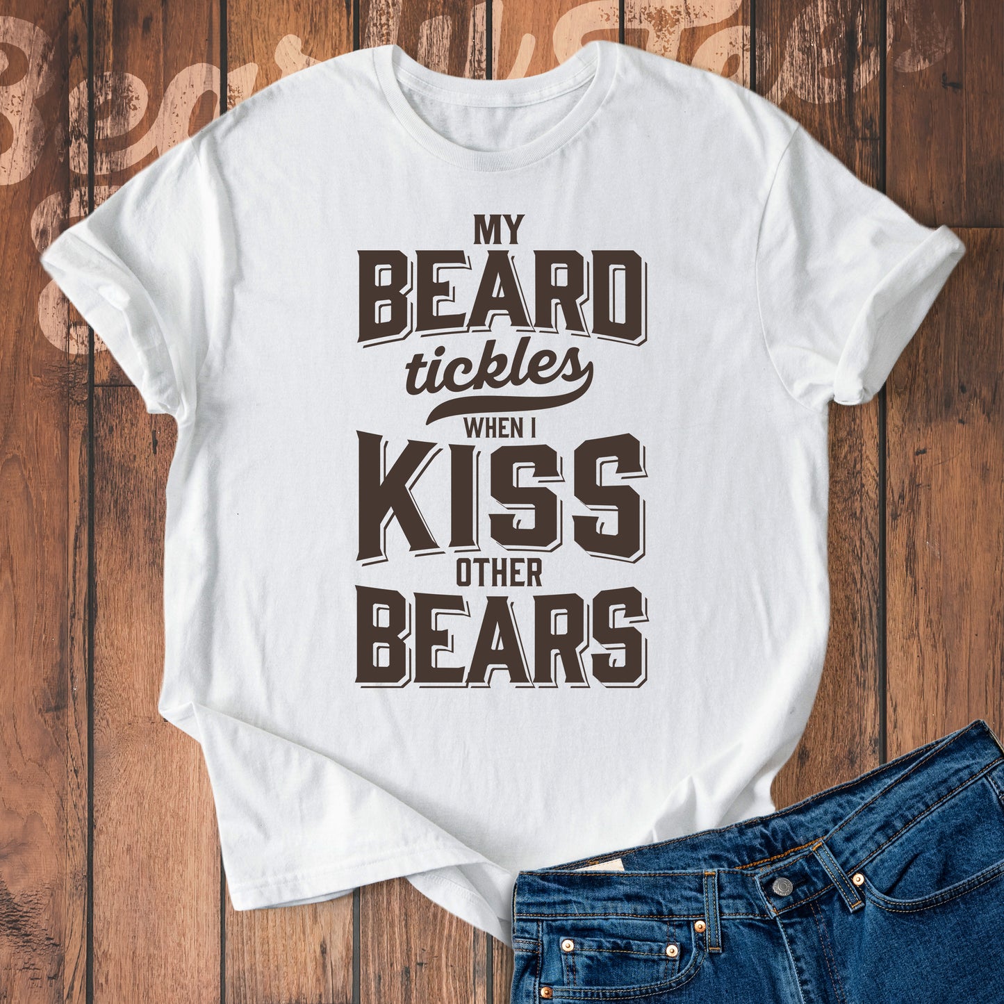 My beard tickles