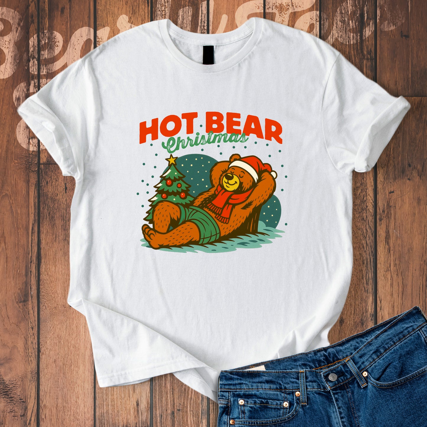 Hot Bear Christmas T-Shirt