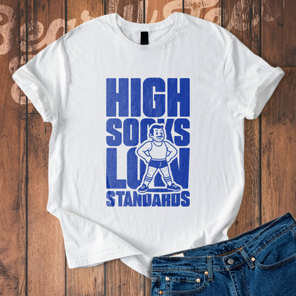 High socks low standards