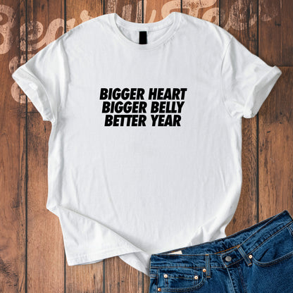 Bigger heart, bigger belly, better year
