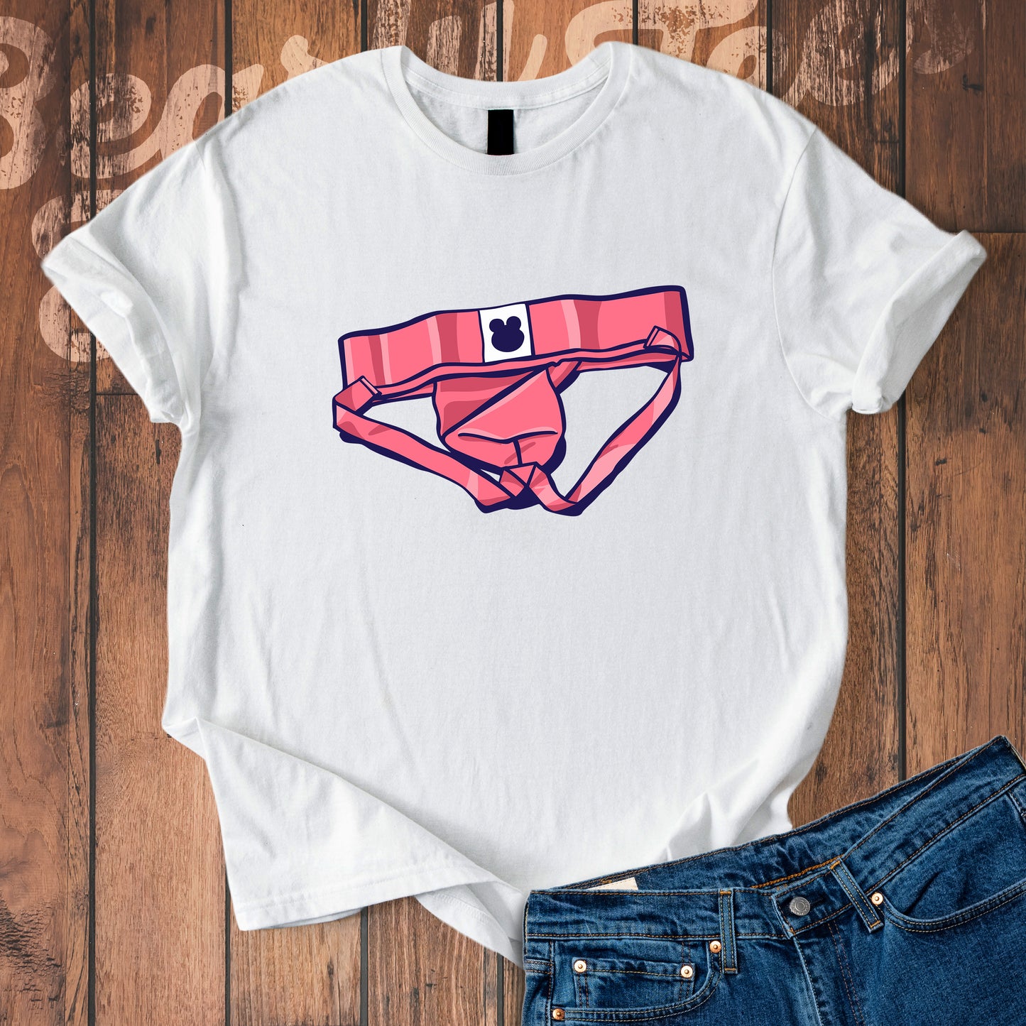 Pink Jockstrap T-Shirt